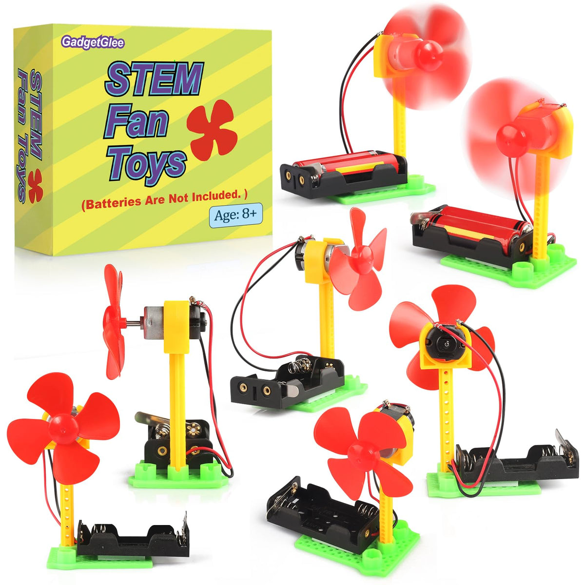 GadgetGlee STEM fan kit assembly shows hands-on learning in action