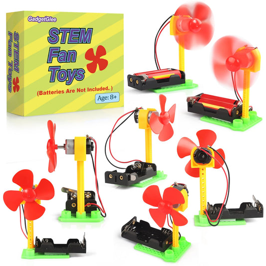 GadgetGlee STEM fan kit assembly shows hands-on learning in action