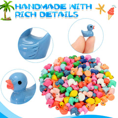 GADIEDIE miniature duck figures suitable for aquariums and terrariums.