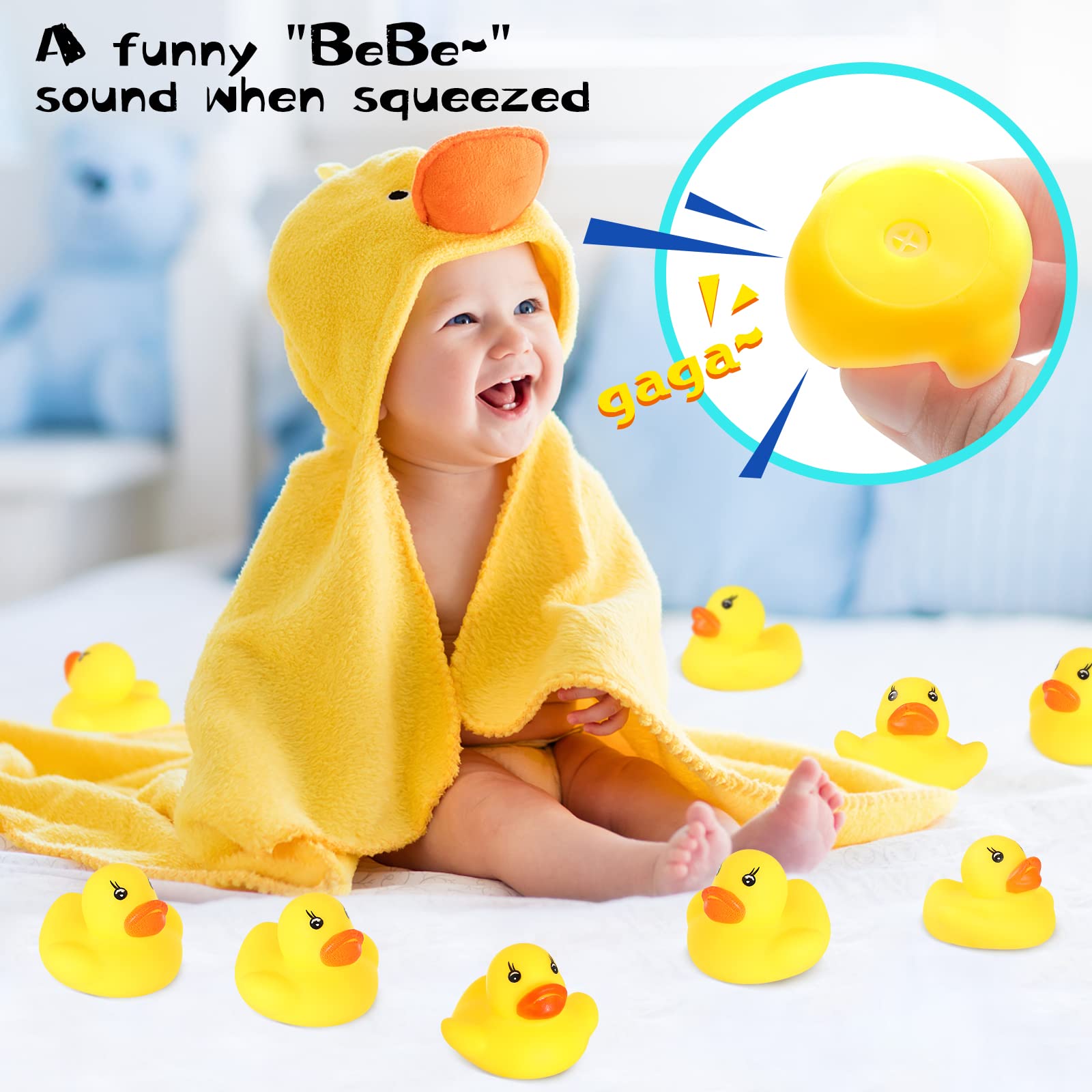 GADIEDIE party gift ducks ideal for pool, beach, or carnival games.