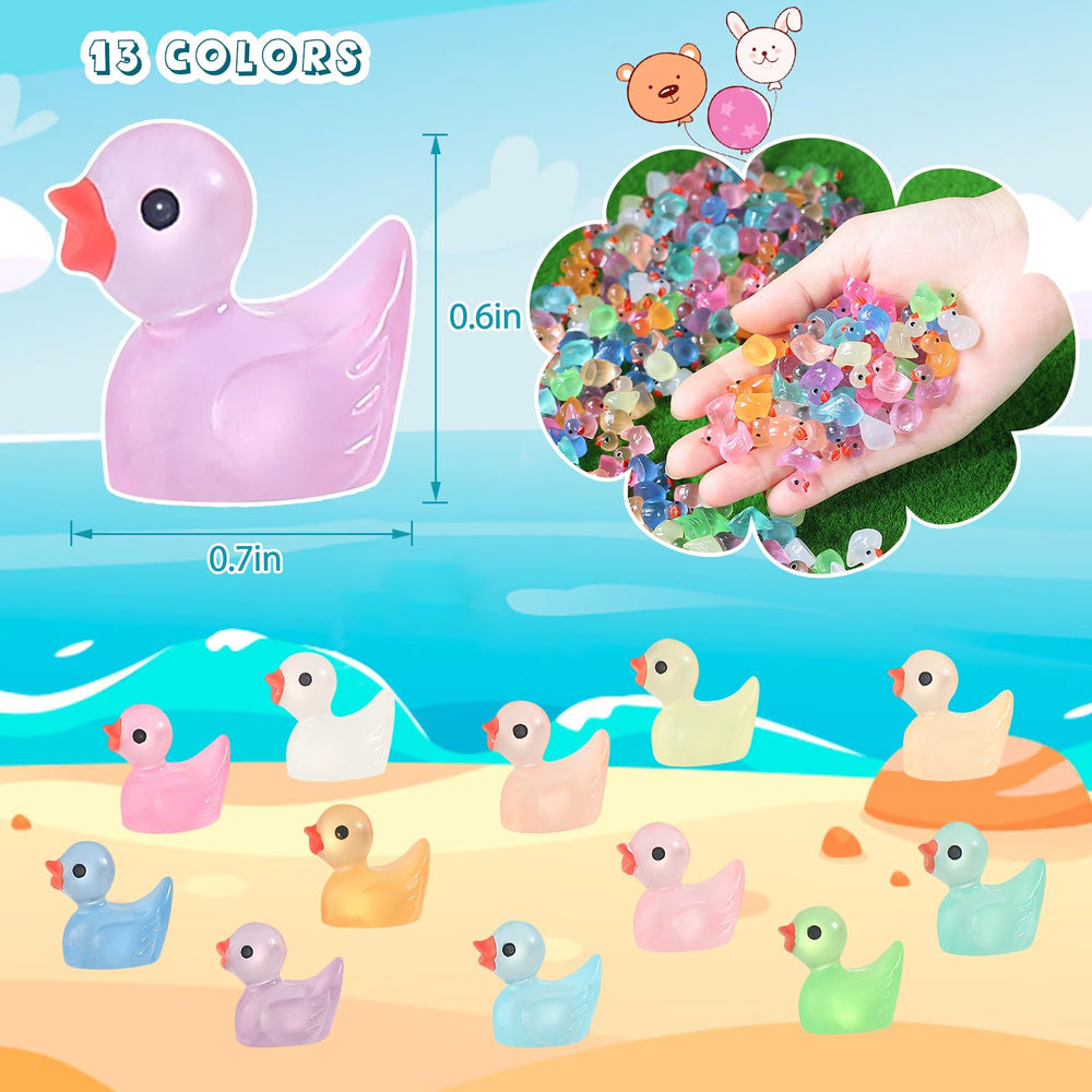 GADIEDIE resin ducks ideal for DIY landscapes and terrariums.