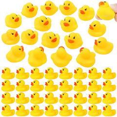 GADIEDIE rubber duck 50-pack floats upright for bath play and imagination.