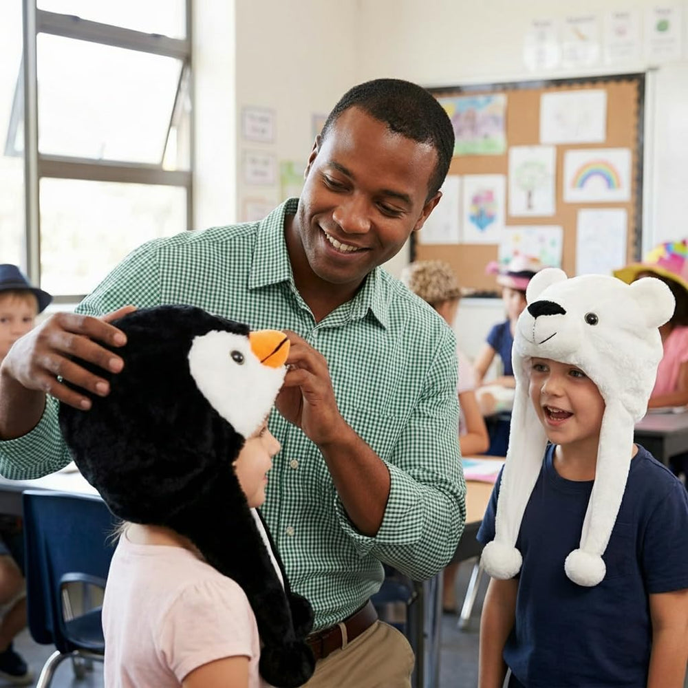 GADMEXILY one-size bear hat suitable for all ages