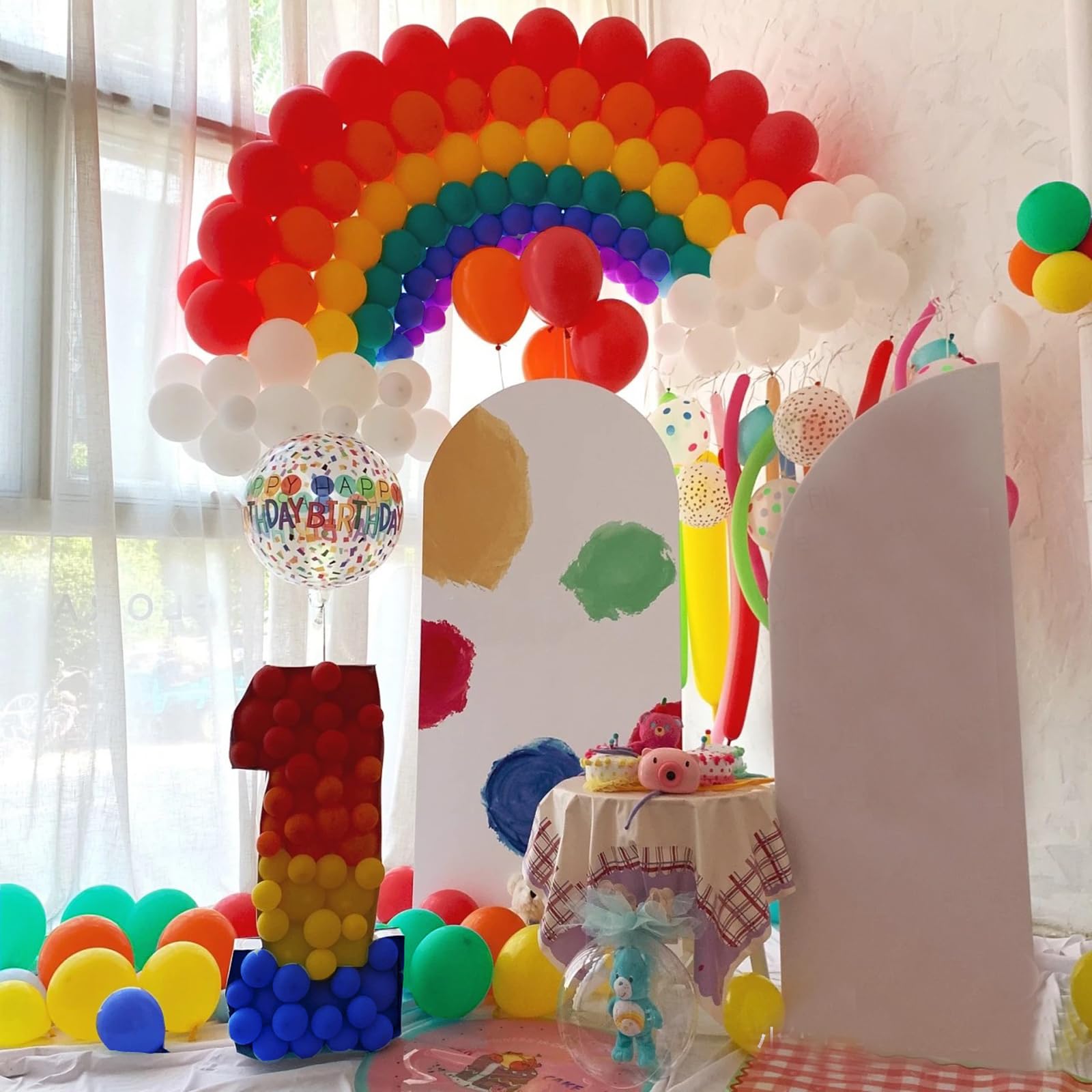 GaesQae balloons 5in and 12in sizes ideal for layered arches