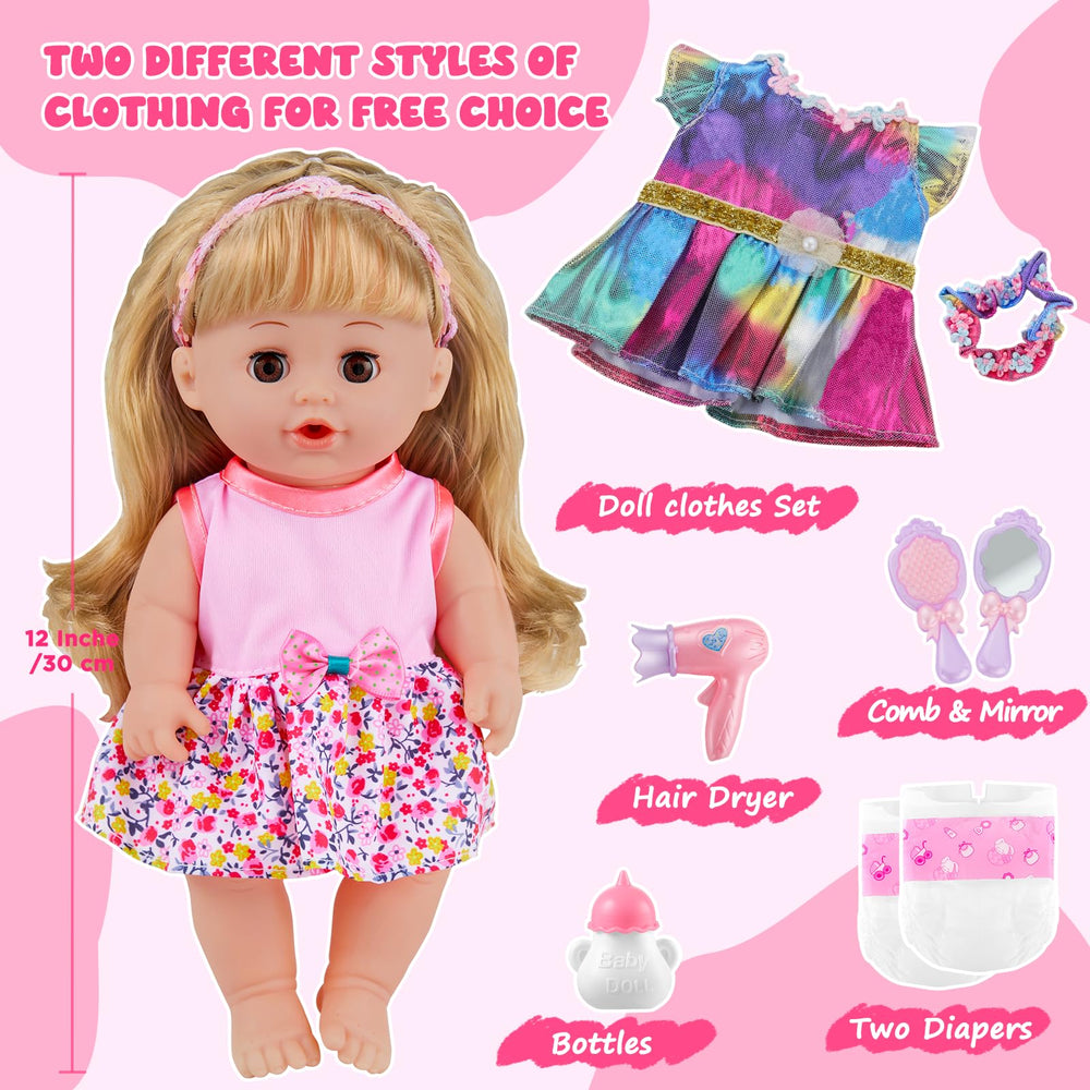 GAGAKU doll hair quality enables gentle styling during pretend play