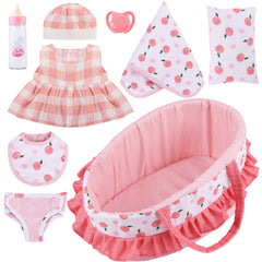 GAGAKU baby doll bassinet for portable playtime and care