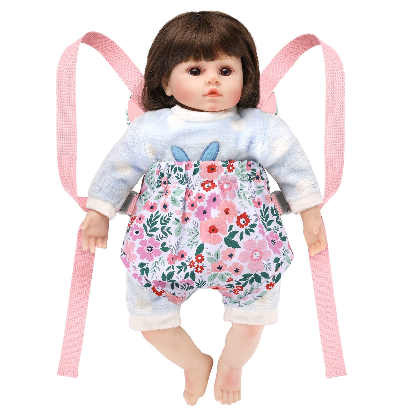 GAGAKU cotton doll carrier feels soft for little hands.