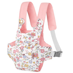 GAGAKU Baby Doll Carrier front view with soft cotton fabric for gentle play.