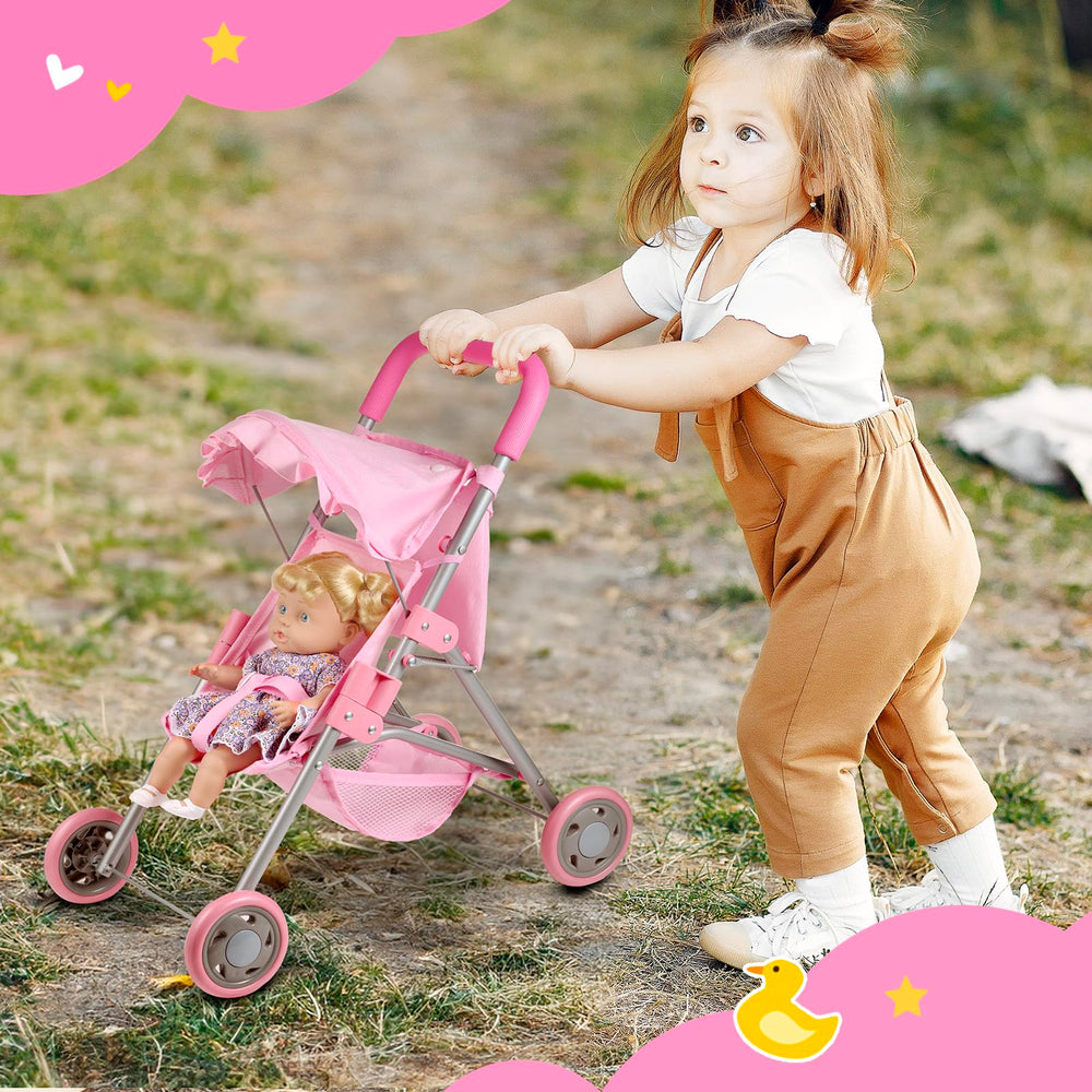 GAGAKU 18-Inch Dolls Compatible: fits dolls up to 18 inches for versatile play.