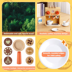 GAGAKU coffee beans for sensory pretend play in a kitchen