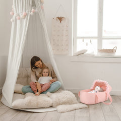 GAGAKU cot shell fabric is soft cotton with a durable, gentle touch.