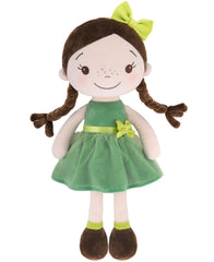 GAGAKU forest girl doll front view shows a cuddly first toy for toddlers.