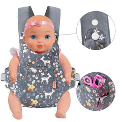 GAGAKU carrier supports forward- and backward-facing doll play