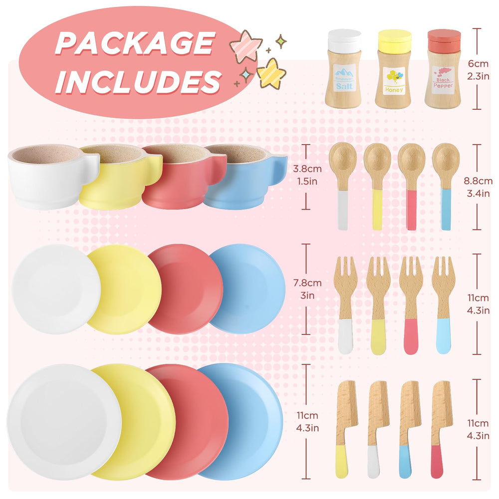 GAGAKU condiment bottles and sugar jar, accessible pretend pantry play.
