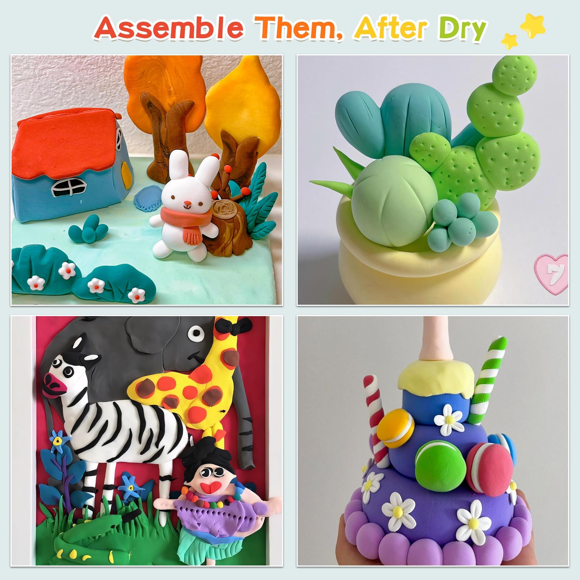 Promotes imaginative play and hands-on learning through sculpting