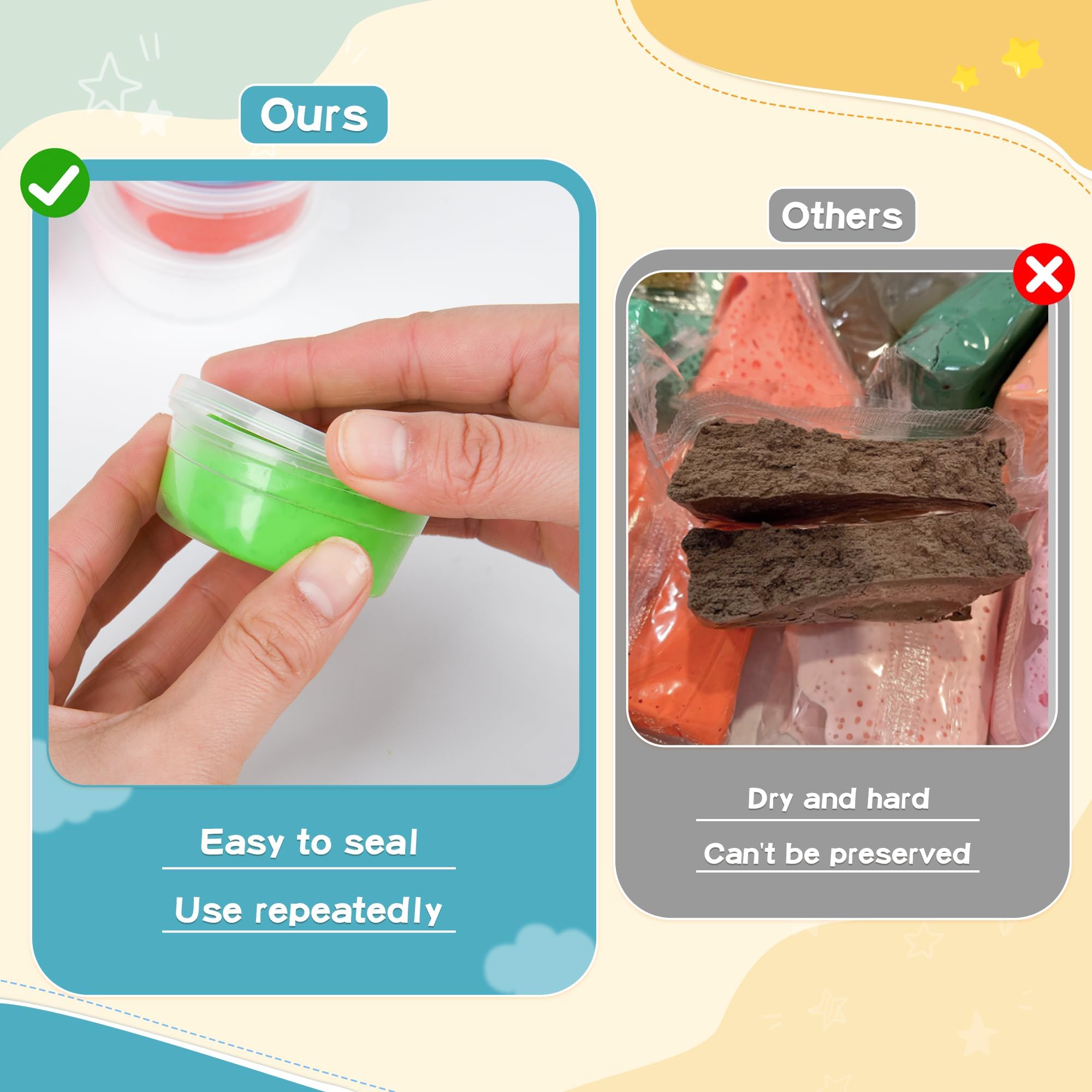 Kids making figurines and ornaments with no baking required