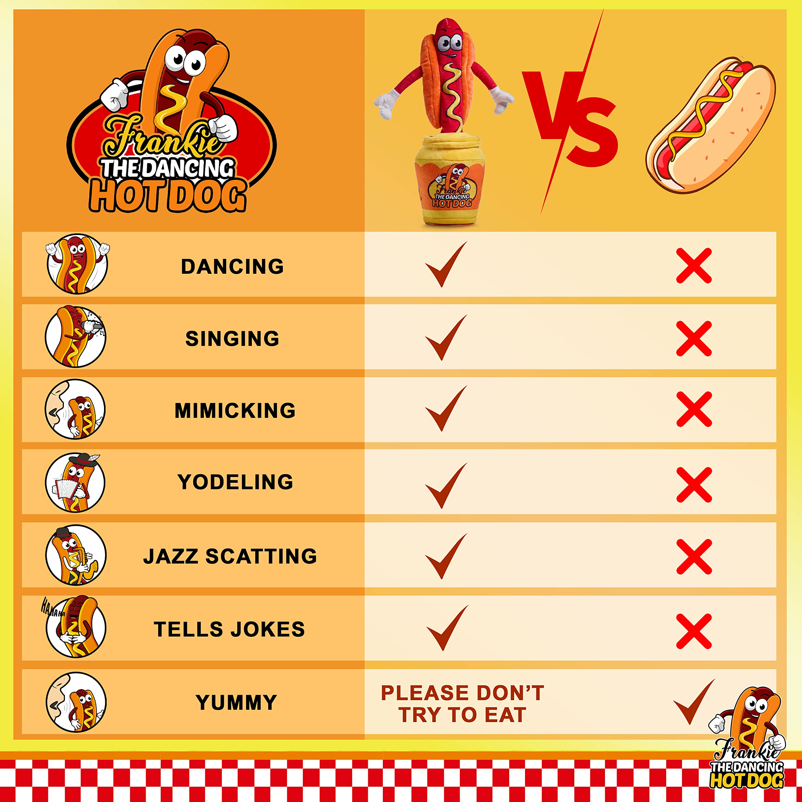 Gagster Dancing Hot Dog makes a quirky gift for celebrations.