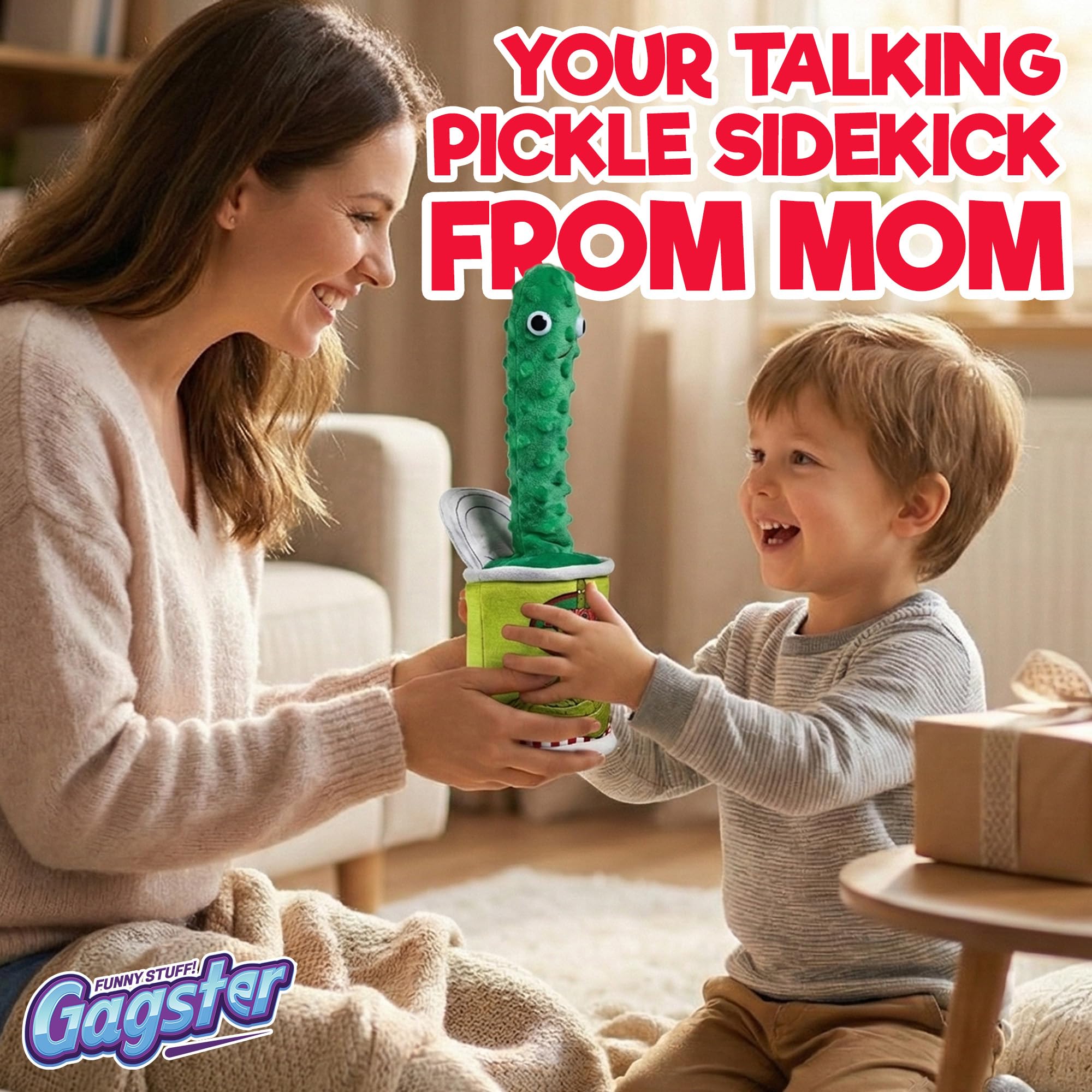 Gagster Dancing Pickle is ideal for games, parties, and laughs.