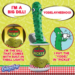 Gagster Dancing Pickle repeats voices clearly, a playful prank for friends.