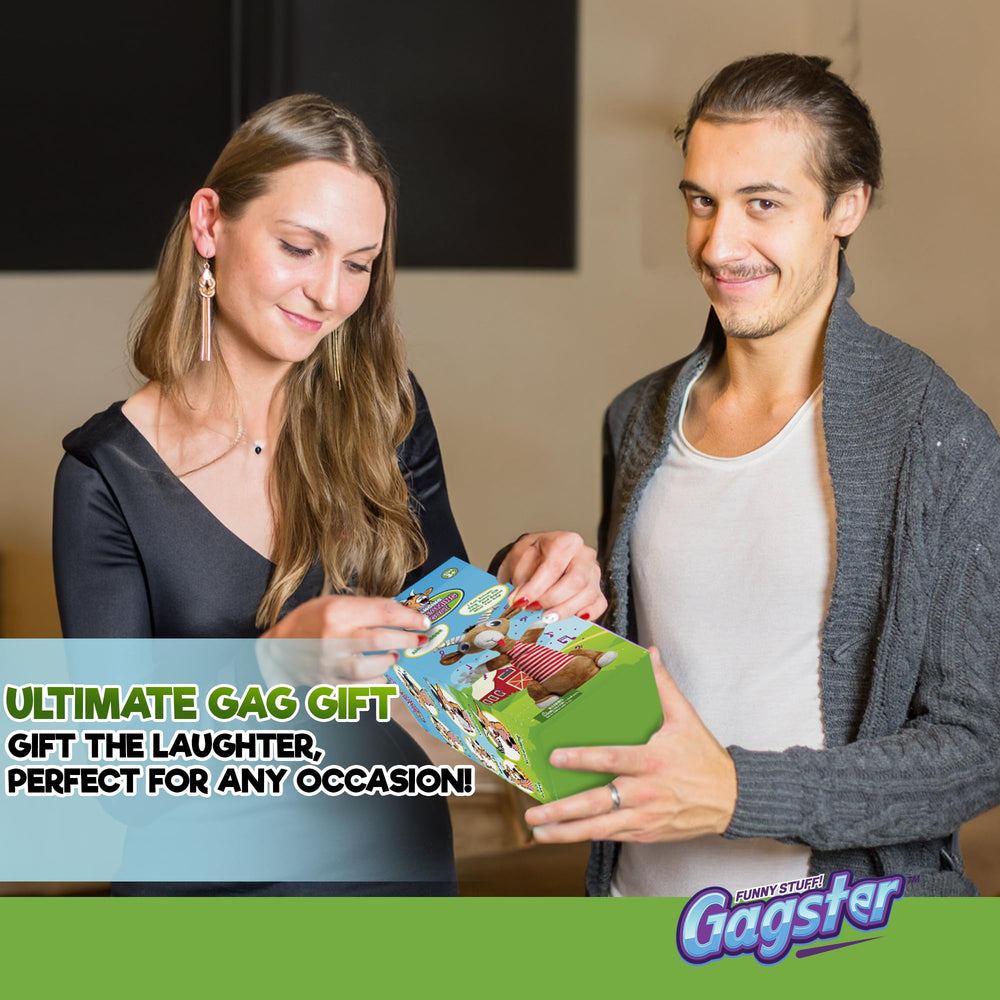 Gagster Screaming Goat mouth-open scream captures spontaneous laughter moments