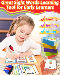 Gagule flash cards showing writing sections for spelling practice