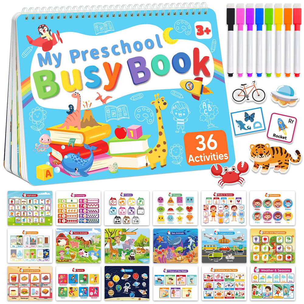 Gagule Toddler Busy Book cover, a durable learning companion for ages 3–5