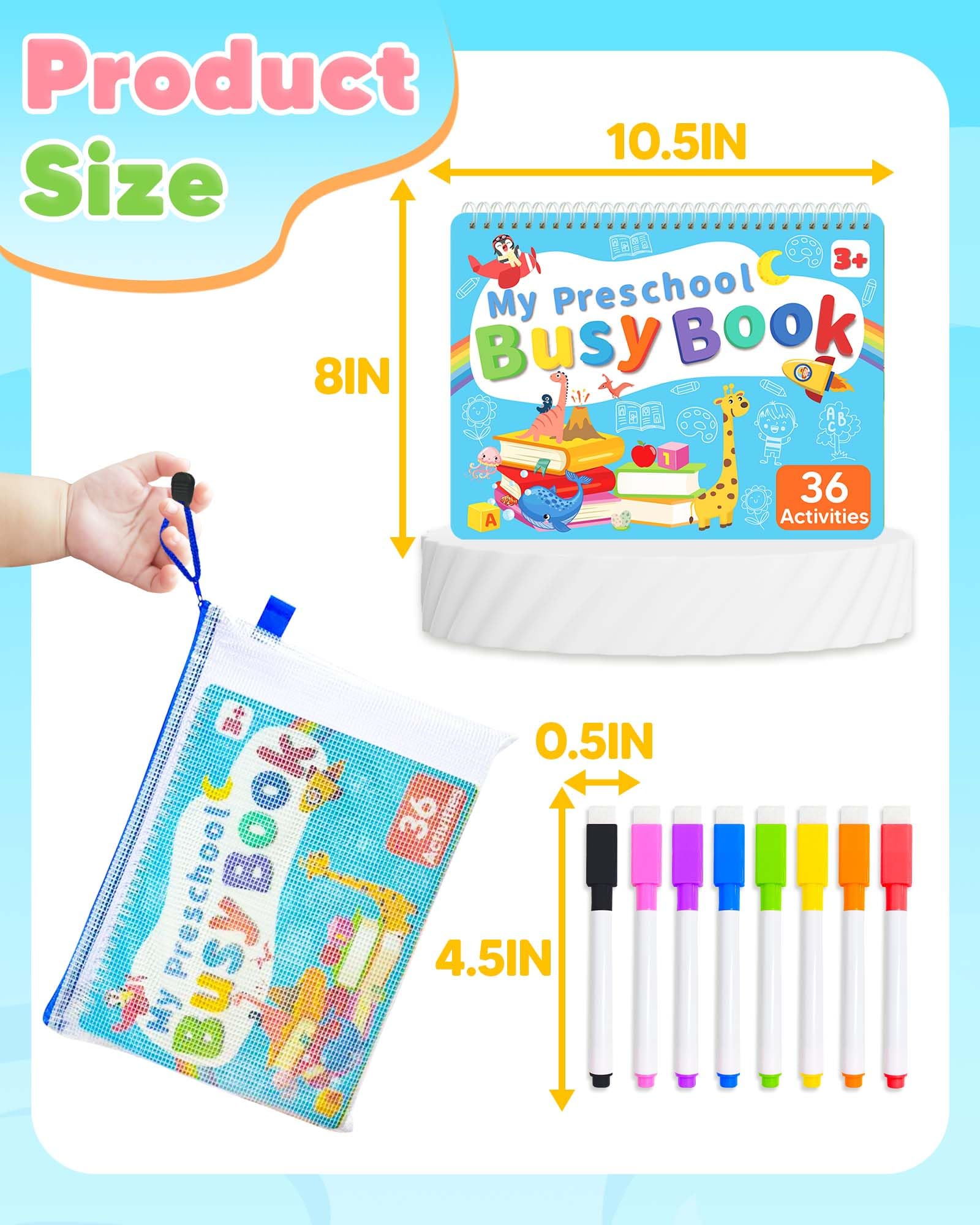 Gagule Toddler Busy Book gift-packaging ready for birthdays and holidays