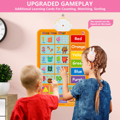 GaHoo 24x16-inch wall chart supports simple learning interactions and classroom-ready decor