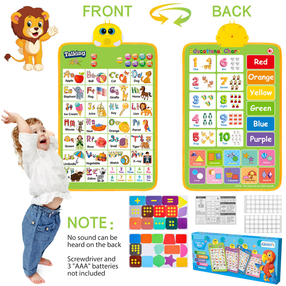 GaHoo portable learning toy suitable for car trips and on-the-go learning.