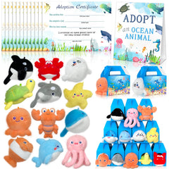 Gaiaring Adopt-A-Sea mini plush keychains for party favors and bags