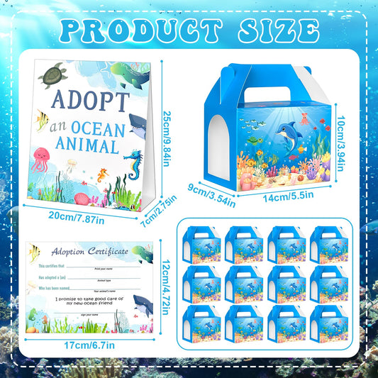 Gaiaring Adopt-A-Sea theme boxes add vibrant table décor