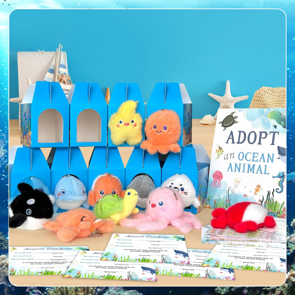 Gaiaring Adopt-A-Sea theme paper boxes showcase ocean friends