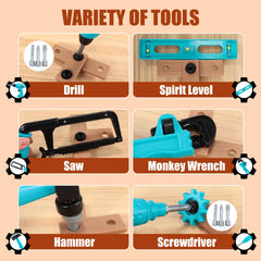 GAIETYDIY toy hammer image supporting safe, active role play and motor skills.