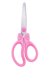 GAIFONGRE pink safety blunt-tip scissors for kids in classroom crafts.