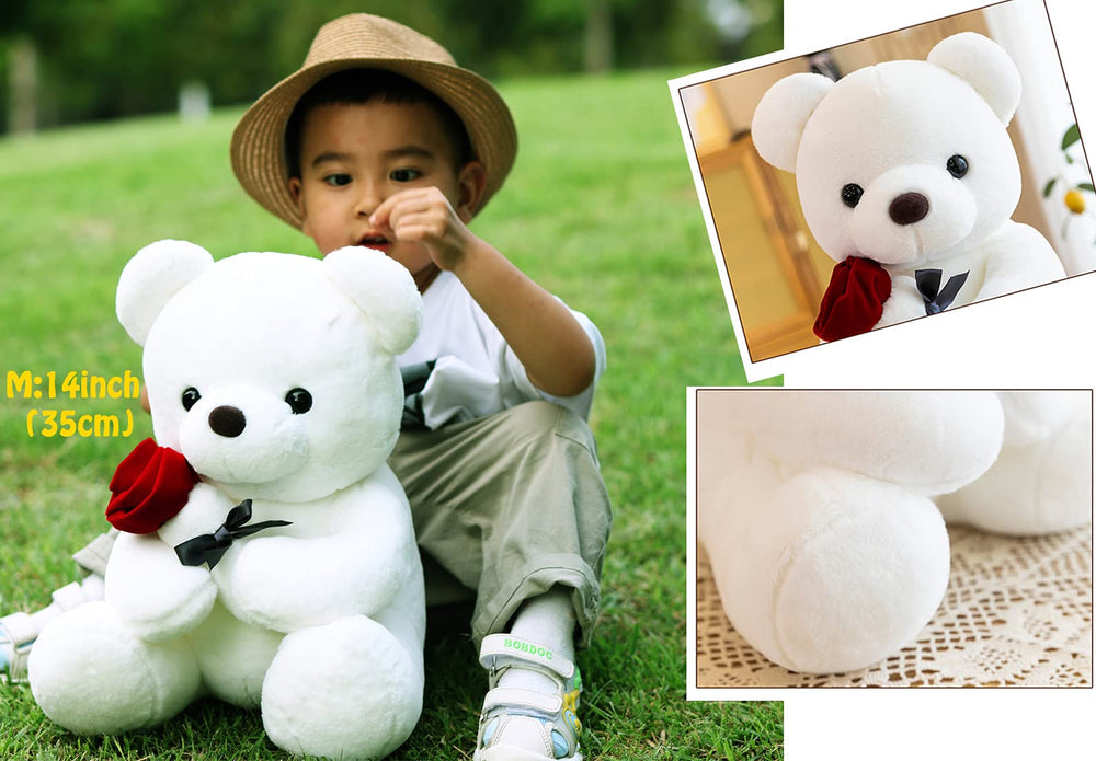 GailiMaiYa teddy bear with rose gift idea for loved ones.
