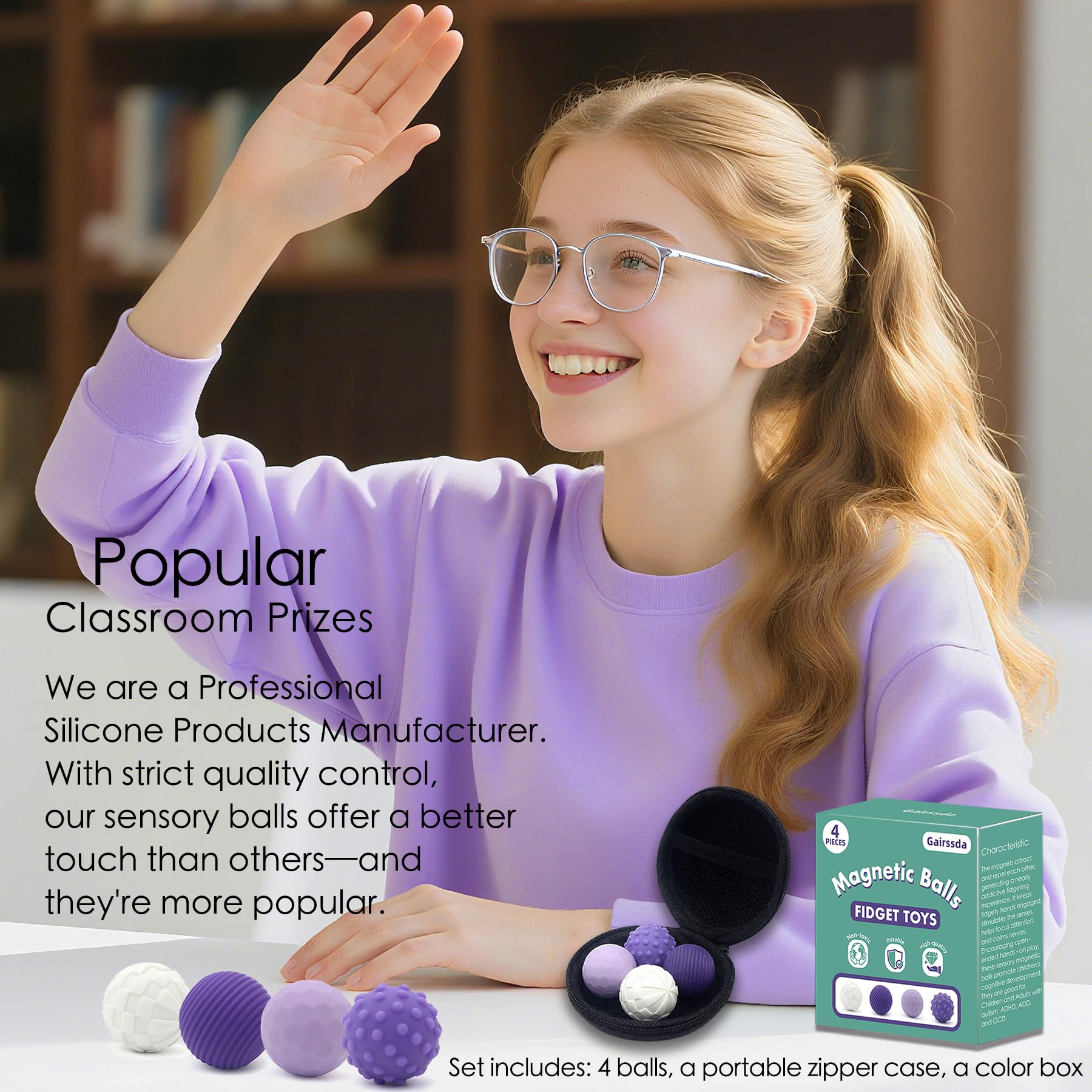 Gairssda pocket-sized sensory toy for on-the-go calm