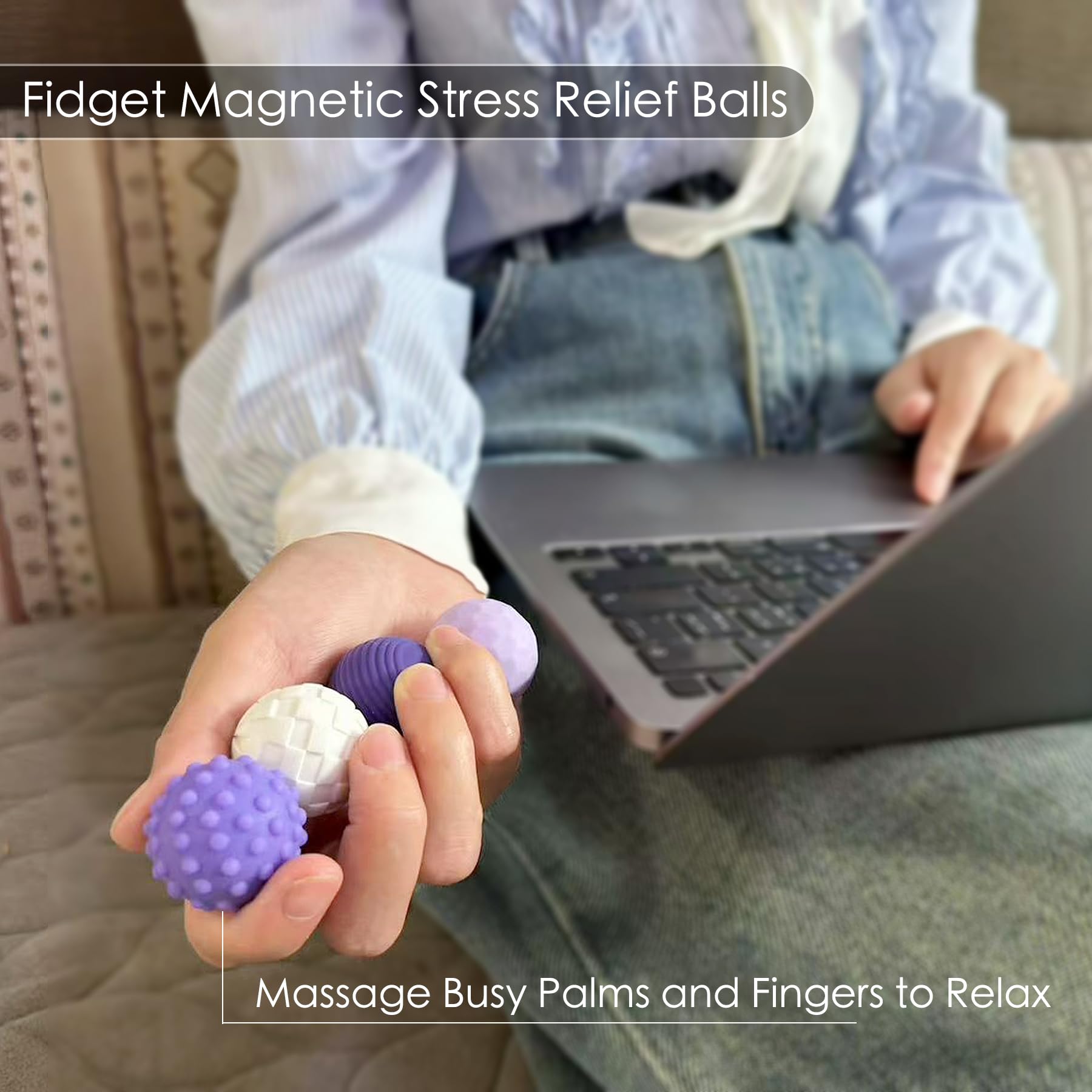 Gairssda quiet desk fidget toy for discreet stress relief at work