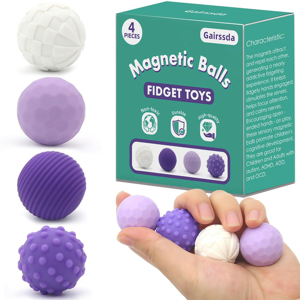 Gairssda stylish magnetic sensory balls in vibrant colors for discreet stress relief