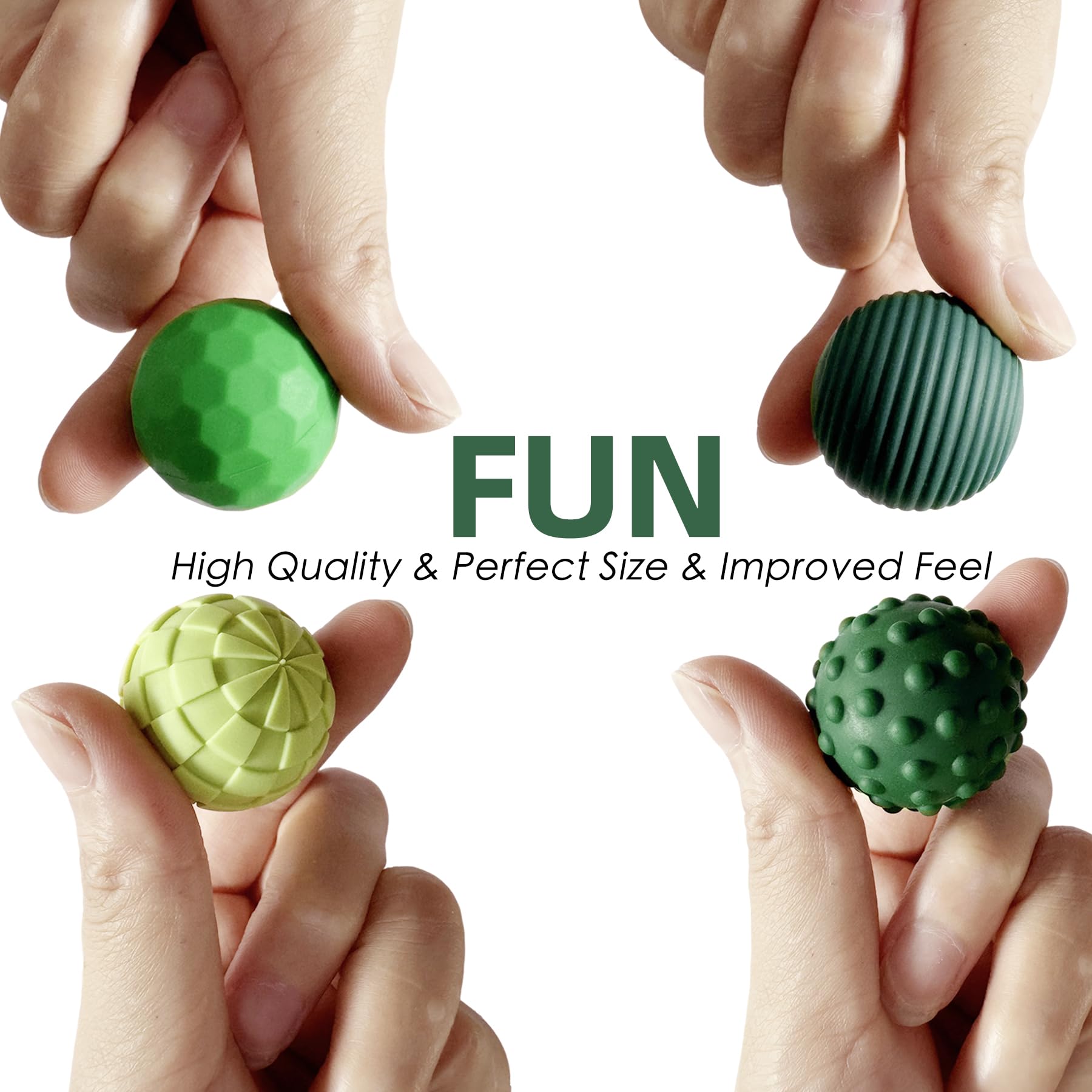 Gairssda multi-color fidget balls provide playful sensory engagement during breaks.