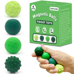 Gairssda stylish magnetic sensory fidget balls pack offers calm focus for daily tasks.