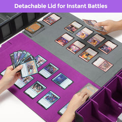 GAISTEN magnetic lid doubles as a protective playmat.