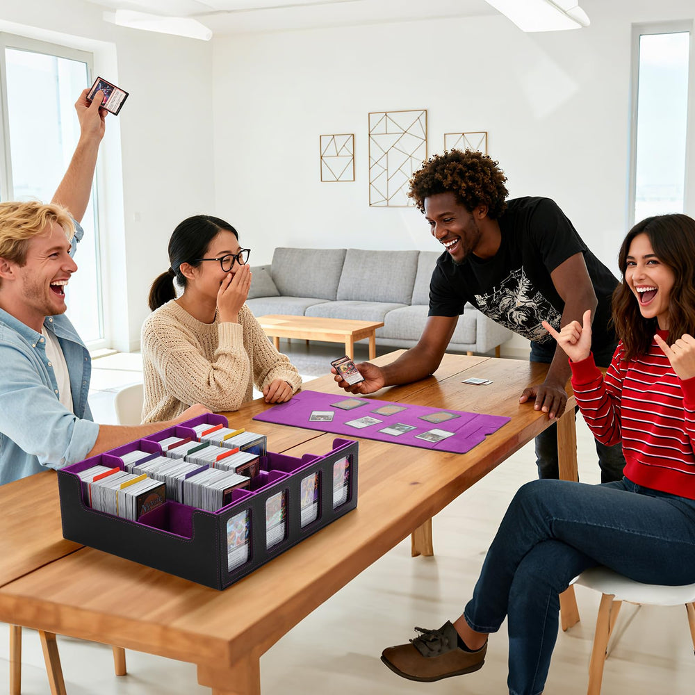 GAISTEN purple storage box blends style with practical deck organization.