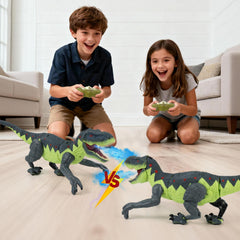 Gaitel dinosaur’s easy-assembly design speeds up setup for quick play.