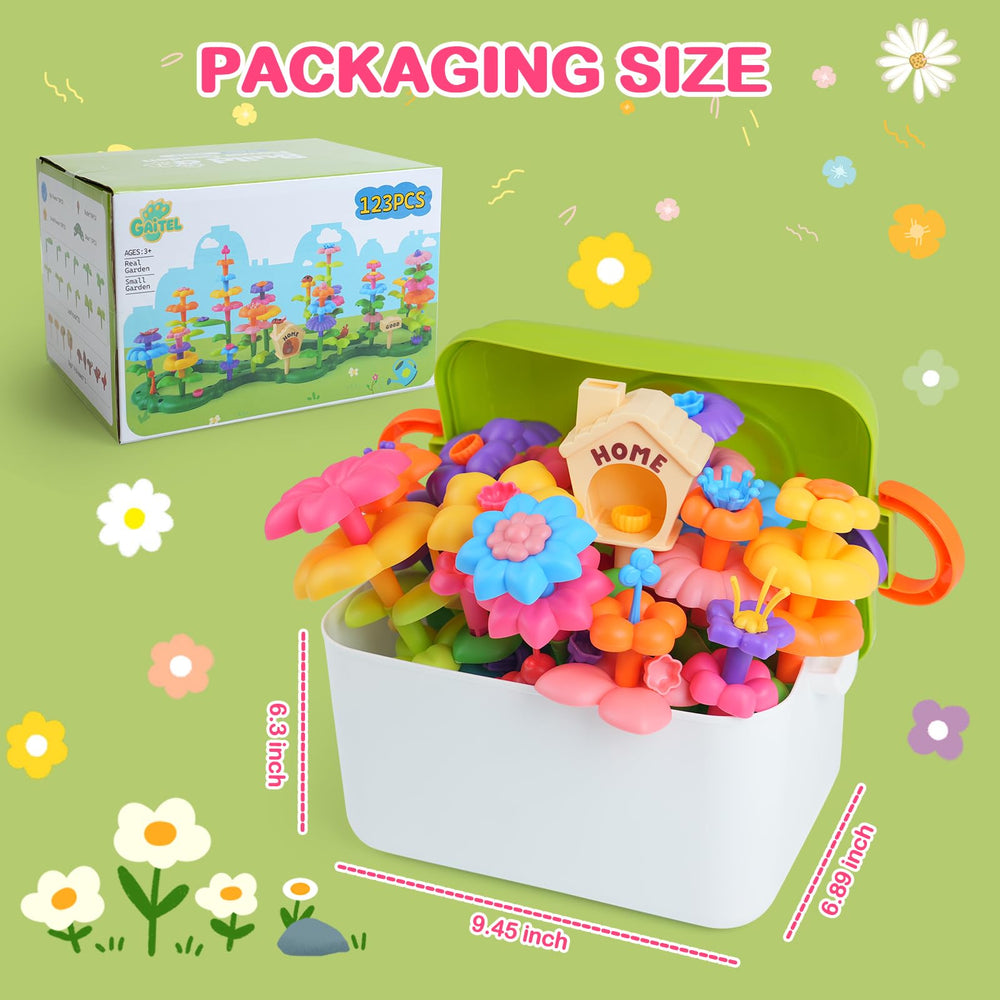 Gaitel Flower Garden to-go-set ideal for camping trips and beach play.