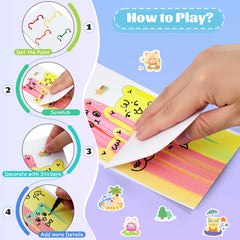 GAKICO squeegee tool aids precise scratch art lines