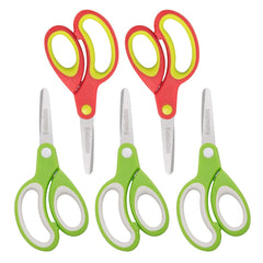 Galadim left-handed kids scissors with soft touch handles for classroom comfort.