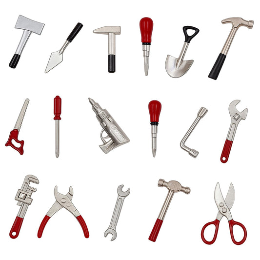 GALAOMA 1:12 mini tool set for dollhouses enhances realistic decoration.
