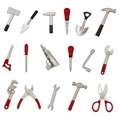 GALAOMA 1:12 mini tool set for dollhouses enhances realistic decoration.