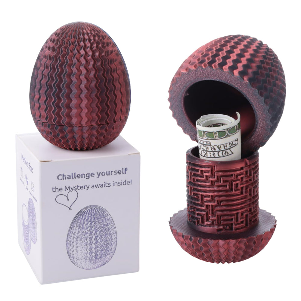 Galapopo Mystery Egg Puzzle Box open showing layered maze challenge