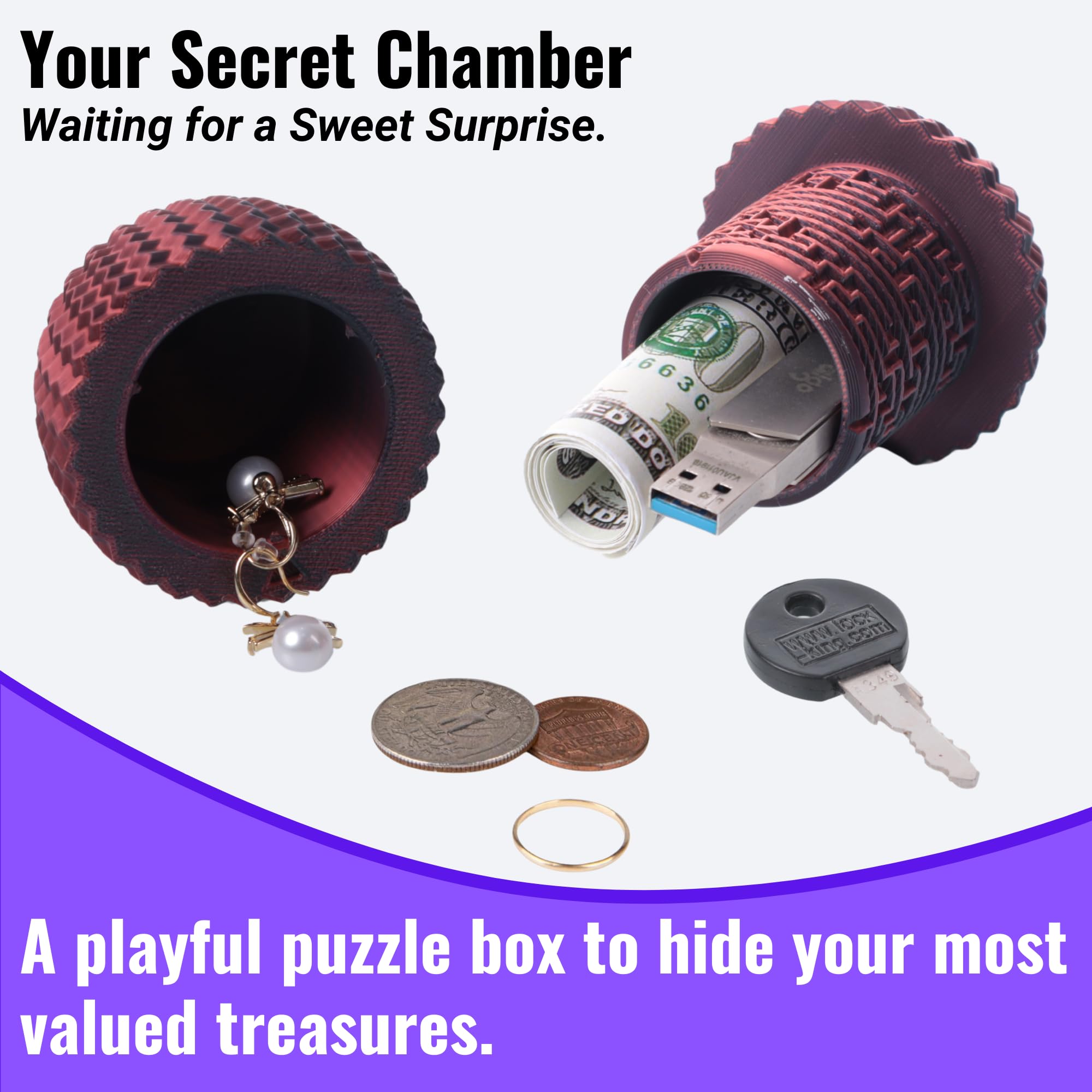 Galapopo secret storage compartment for gifts and cash